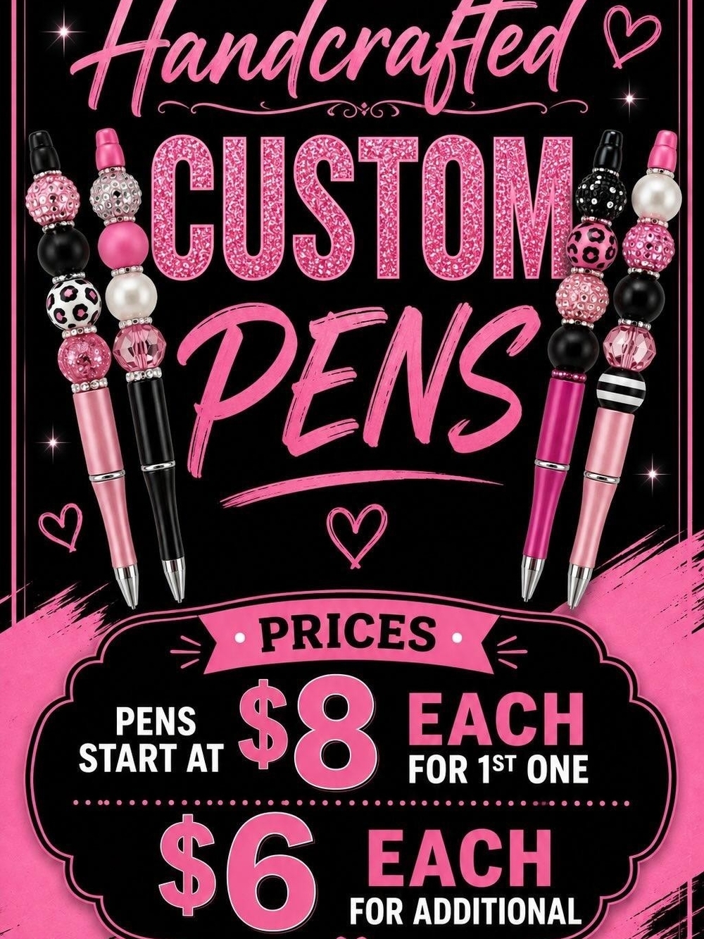 Handcrafted Custom Pens